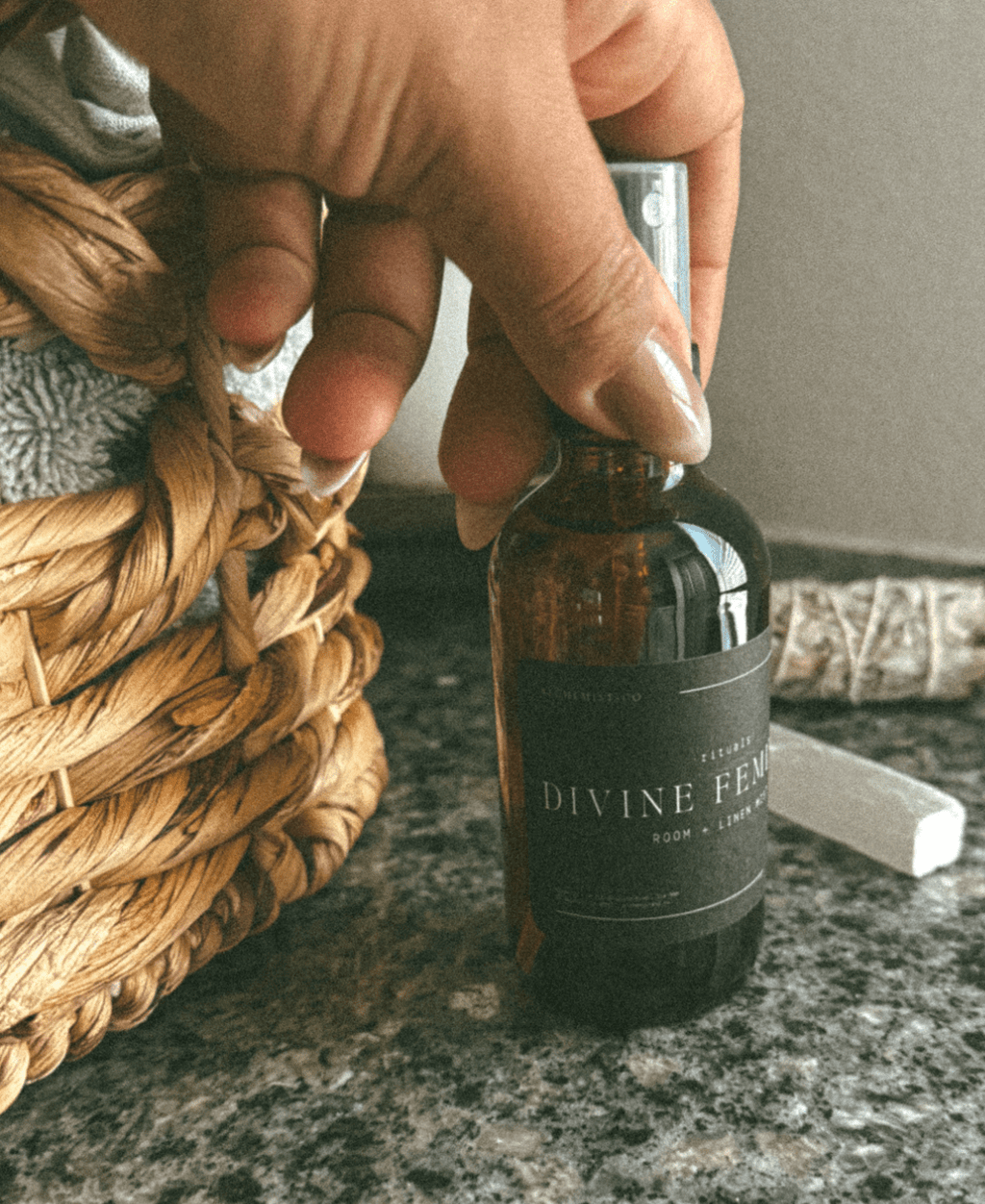 Dark Feminine Room + Linen Mist