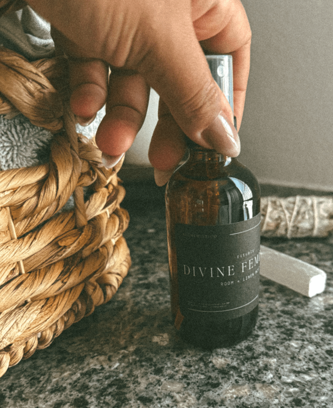 Dark Feminine Room + Linen Mist